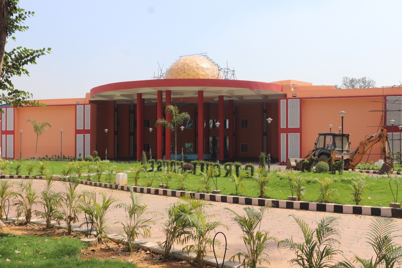 Completed rooftop dome at Rourkela Circuit House, Odisha