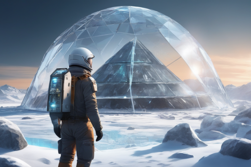 pilot-of-a-spaceship-on-an-icy-planet-under-the-transparent-dome-of-a-city-among-absolute-zero-and-b-164363045
